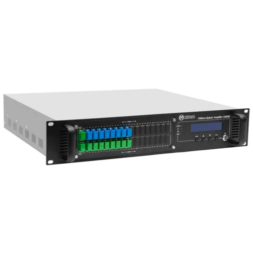 Оптический усилитель VERMAX для сетей КТВ, 2 входа, 8*21dBm выходов, WDM фильтр PON